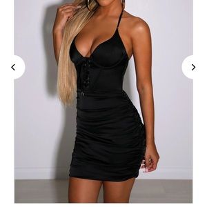 Black mini dress/ Date night dress